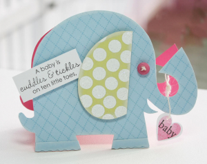 Little Ella Elephant card