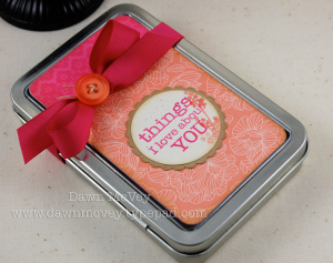 Journaling Card Gift Tin