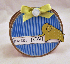 Mazel Tov Baby Card