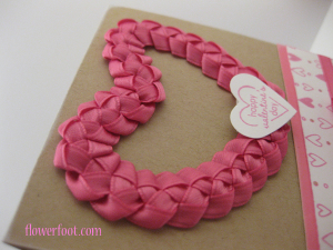 Ribbon Heart Valentine Detail