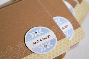 Take Note Notecard Set - detail