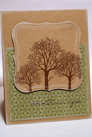 Thinking of You Trees Card