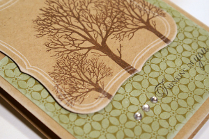 Thinking of You Trees Card - detail