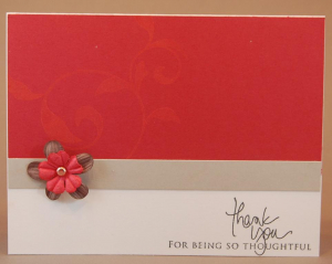 Thank You Scrappy Card #1