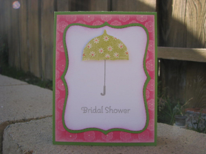Bridal shower winner
