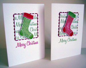 red and green stockings