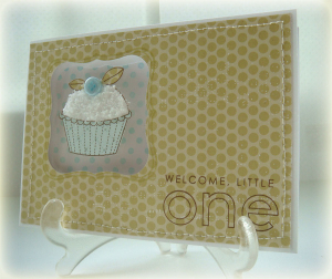 baby Cupcake Card