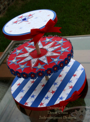 Altered Cup Cake Stand