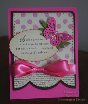 With Sympathy, Polka Dot Basics, Text Style II