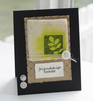 Canvas Friendship card