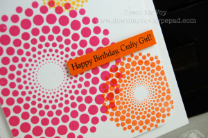 Happy Birthday detail