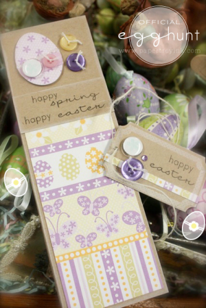 Egg Hunt Notepad with Tag