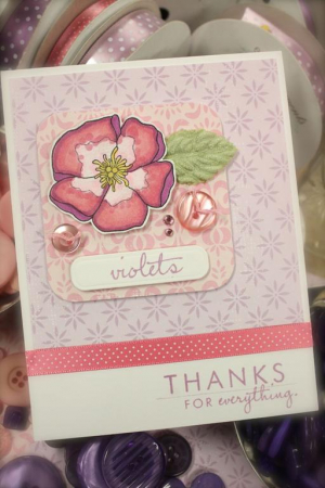 Michelle Wooderson - Year of Flowers: Violets