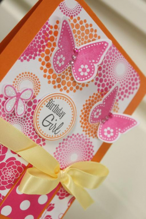 Birthday Girl Card Closeup