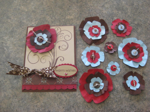 Warm Wishes with embellishments