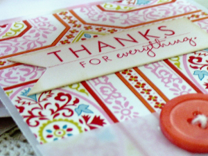 Thanks for Everything matchbook card set