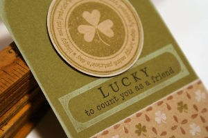 Lucky Friend Tag - detail