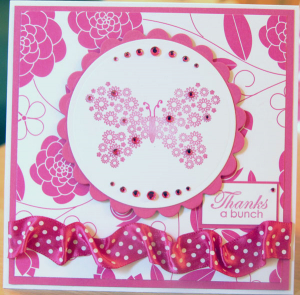 papertrey pink butterfly