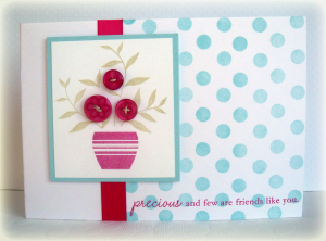 Blooming button bits AM and RF