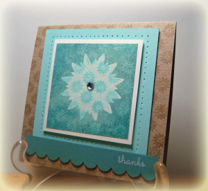 Emboss resist challenge card