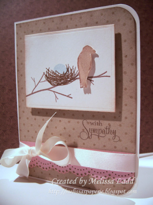 Creative Mint Cream and Pink card