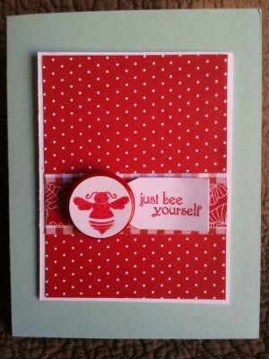 Just Bee Yourself:  Compose a Card 5