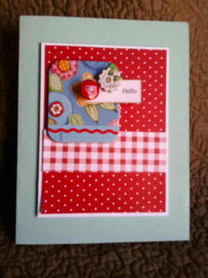 Compose a card: hello