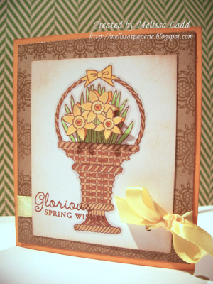 Glorious spring wishes basket