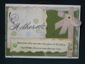 Mothers Day card
