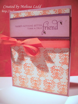 creative mint orange card