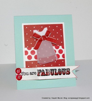 Becky's challenge #5 card