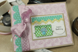 Mini Mushroom Purple Card