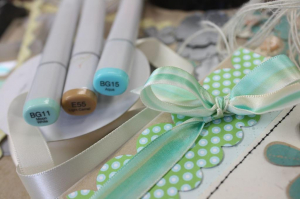 Michelle Wooderson-Thinking of You Card Ribbon Closeup