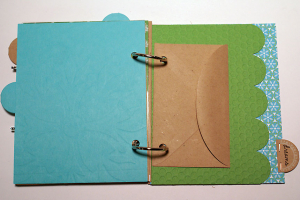 Mixed Mini Spring Scrapbook - inside pages