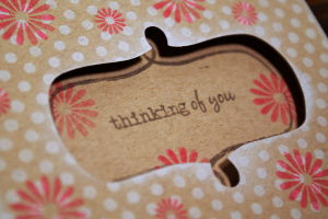 Framed Window Card - detail