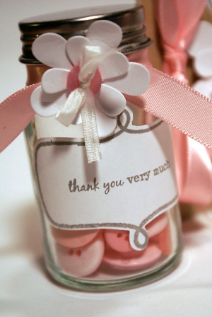 Stickered Frame Jar - detail