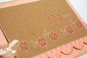 Ladybug Hi Card - detail