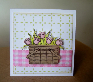Spring Tulip Basket