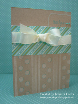 Distressed Stripes Thank You Side