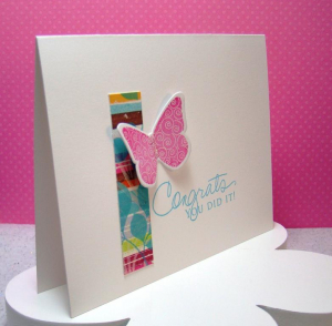 Distressed Stripes Congrats Side