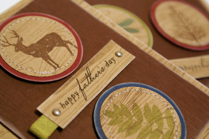Woodsy Badge Cards - detail