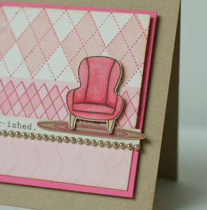 Argyle and Floral Chair-ish