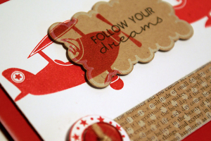 Follow Your Dreams Flying High Card - detail