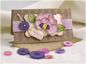 Sweet Pea Birthday Wishes Gift Card and Envelope