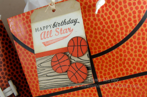 Basketball Birthday Tag