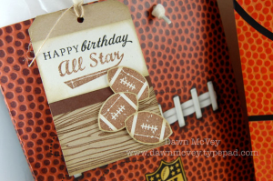 Football Birthday Tag