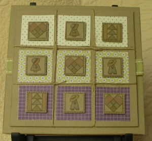 Quilt tied together with love....