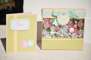 Daughter's Easter Card and chocolate box