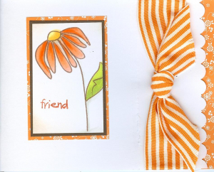 Orange flower