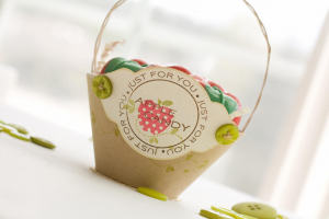 Apple Candy Basket front